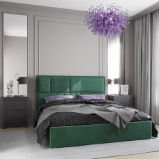 Кровать с ПМ 160х200 зеленый Madison