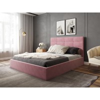 Кровать с ПМ 160х200 розовый Соната