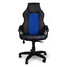 Кресло Гейм чёрно-синее