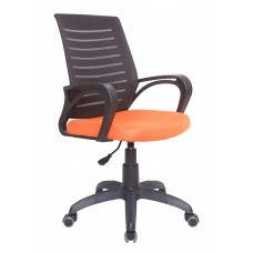 Кресло Сириус чёрно-оранжевое